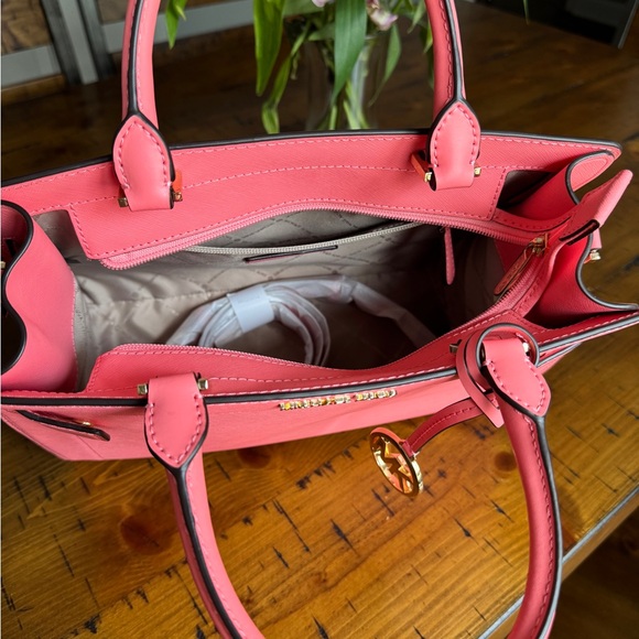 Michael Kors Coral Pink Satchel - Picture 6 of 6